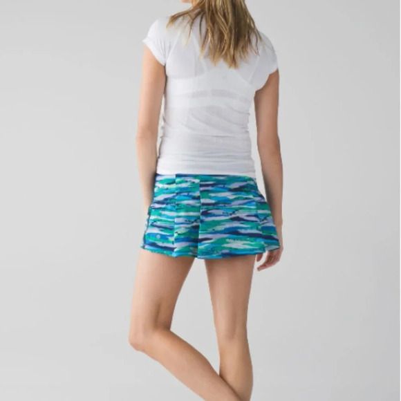 Lululemon Pace Rival Skirt II (Regular) Seven Wonders Multi / Hero Blue - Picture 13 of 13